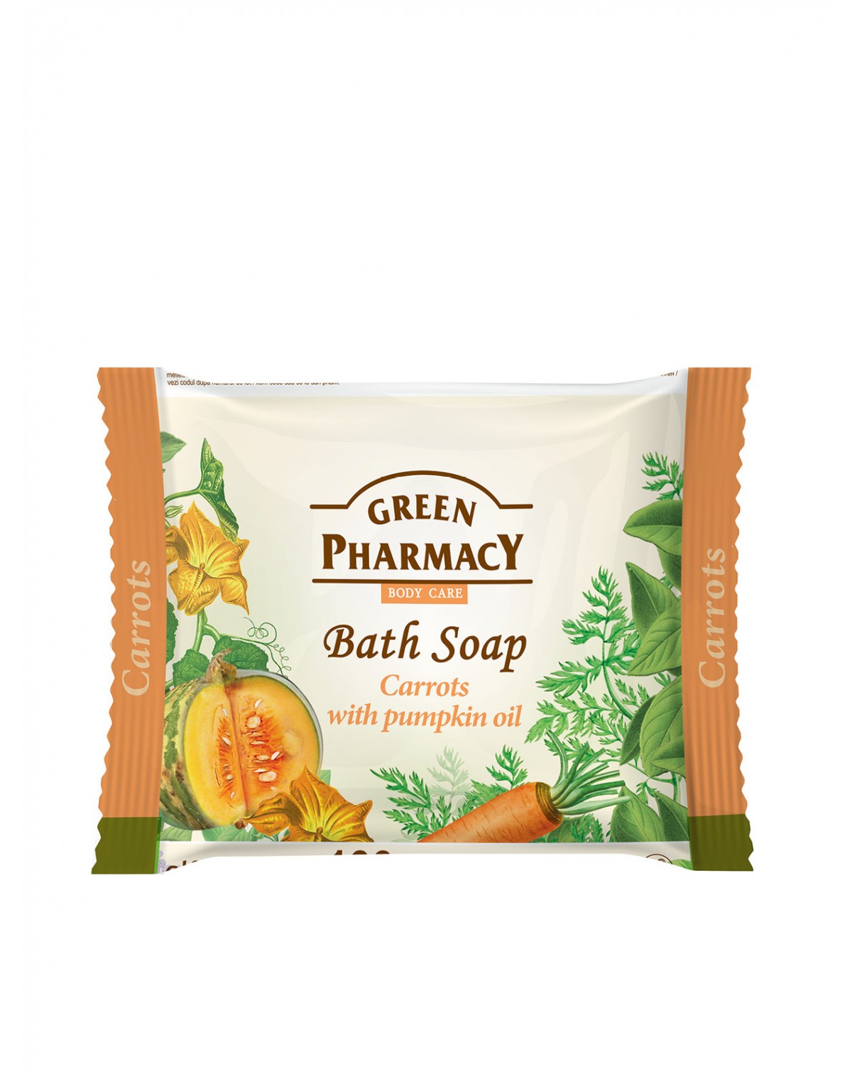 Green Pharmacy toaletné mydlo s mrkvou a tekvicovým olejom 100g