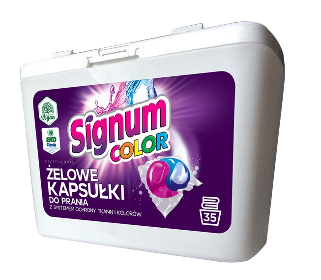 Signum gélové kapsule na pranie COLOR 35ks