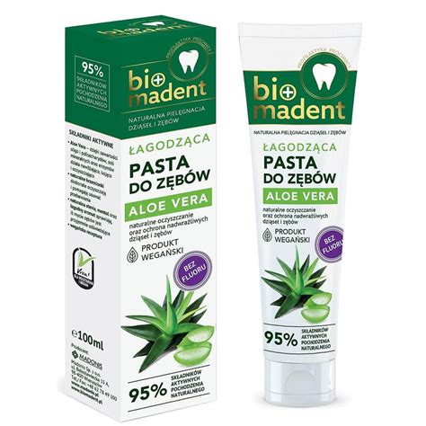 Bio madent zubná pasta Aloe vera 100ml