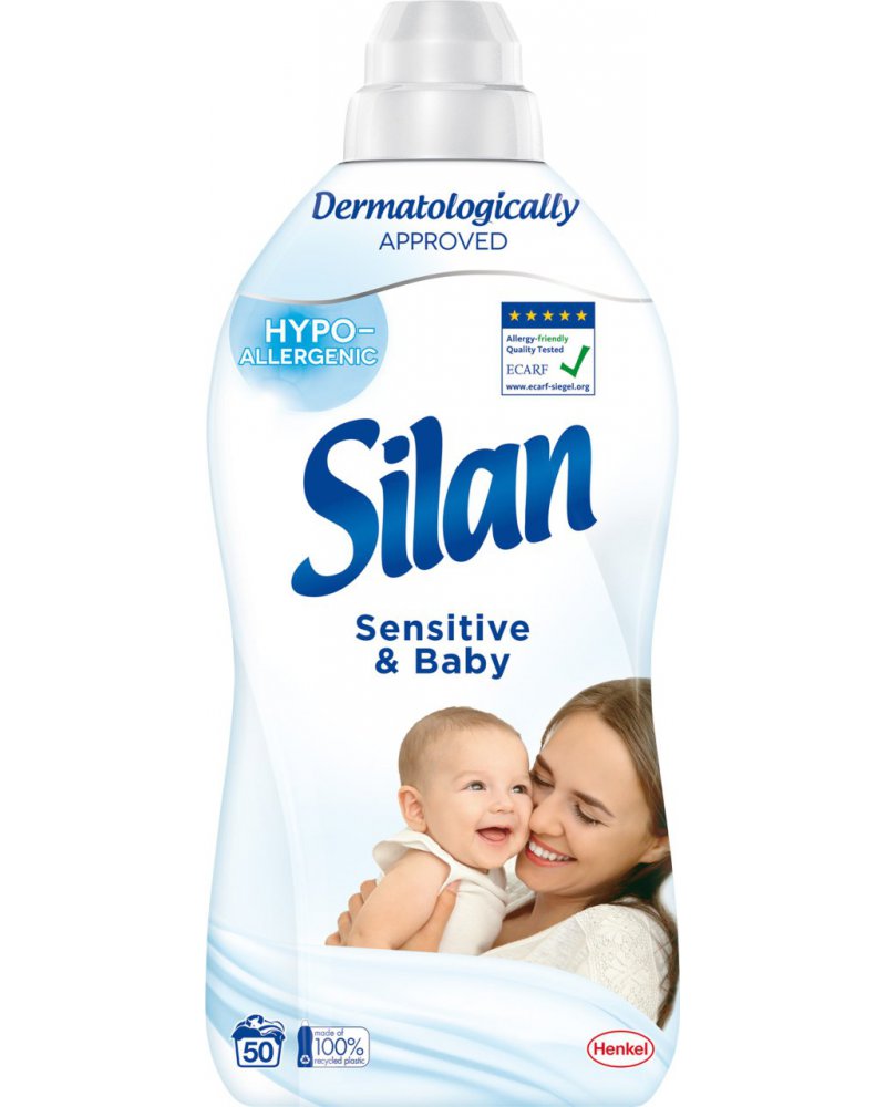 Silan avivážny prostriedok Sensitive&baby 1,1L/50 pracích dávok