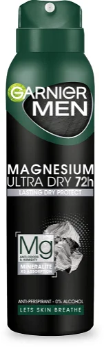 Garnier antiperspirant Magnesium ultra dry 72h 150ml