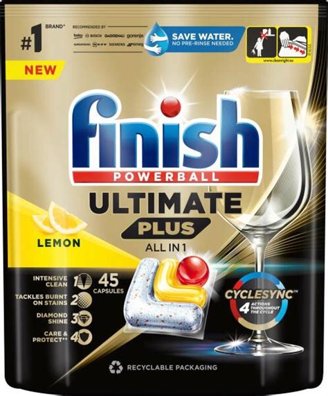 Finish Ultimate Plus all in one tablety do umývačky riadu lemon 45ks