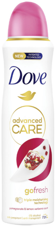 Dove antiperspirant advanced Care pomegranate lemon 72h 150ml 