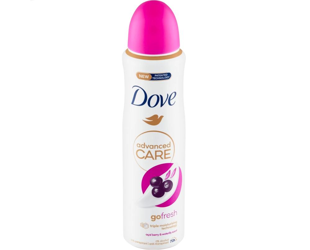 Dove antiperspirant advanced Care acai berry waterlily 72h 150ml 