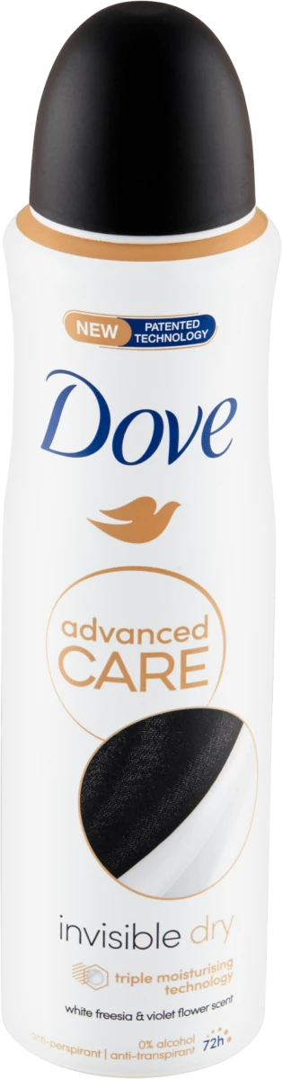 Dove antiperspirant advanced Care Invisible dry freesia-violet 72h 150ml