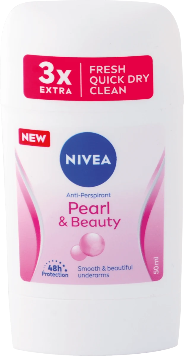 Nivea tuhý antiperspirant Pearl beauty 50ml