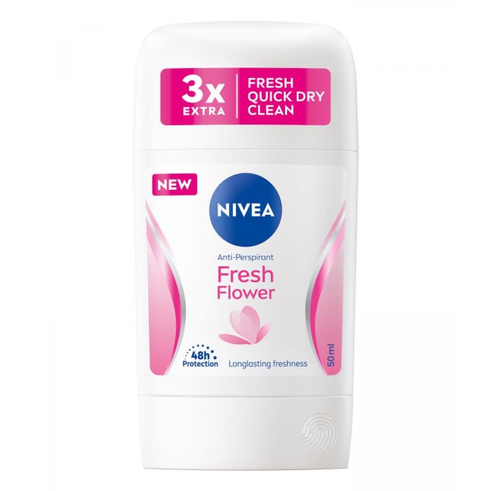 Nivea tuhý antiperspirant Fresh Flower 50ml