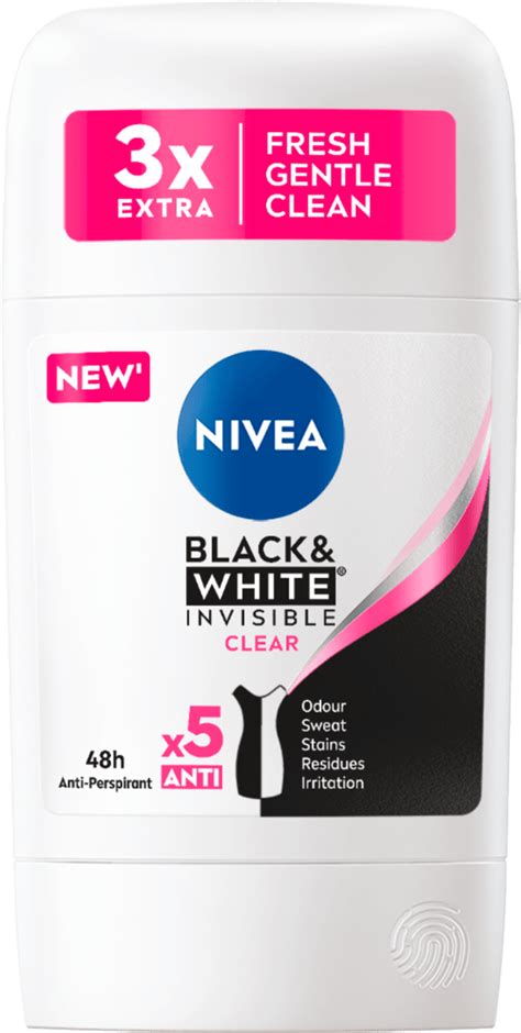 Nivea tuhý antiperspirant Black White Clear 50ml