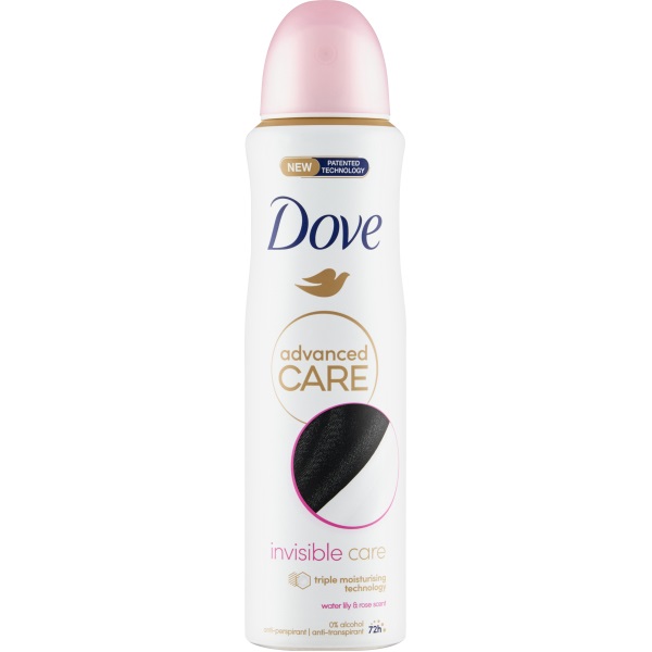 Dove antiperspirant advanced Care invisible waterlily 72h 150ml