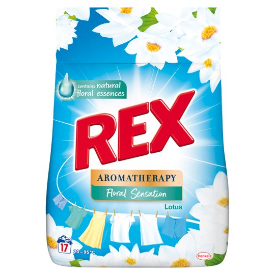 Rex prací prášok Aromatherapy Floral Sensation Lotus 1,02kg /17PD