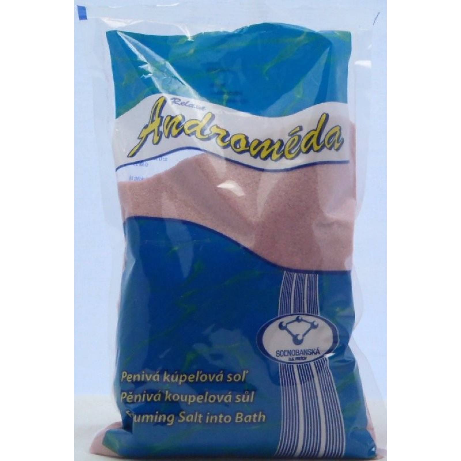 Relaxa Androméda penivá soľ do kúpeľa Jahoda 1kg