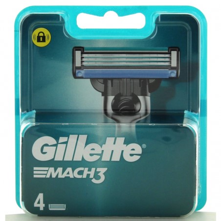 Gillette Mach3 náhradné hlavice 4ks