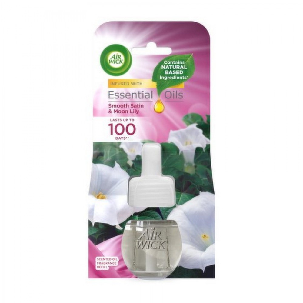 Air Wick Electric náhradná náplň smooth satin and moon lily 19ml