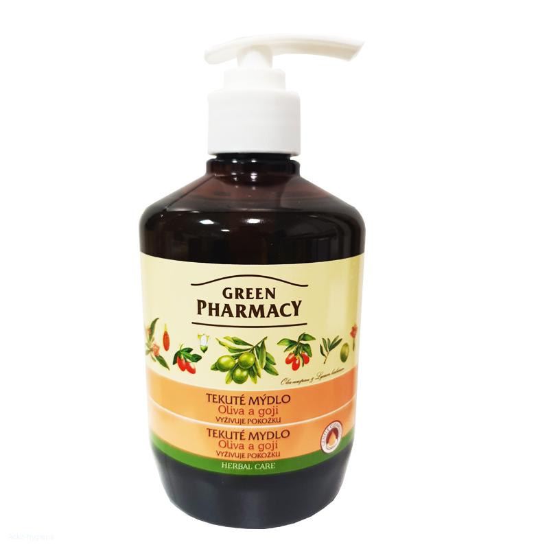 Green Pharmacy tekuté mydlo Oliva a goji 460ml