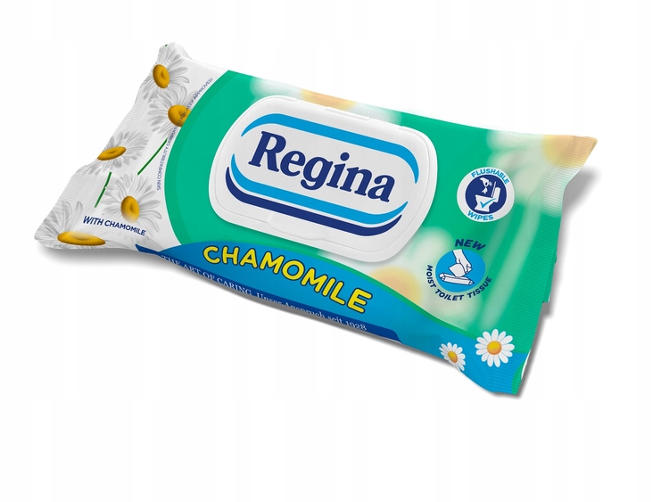 Regina vlhčený toaletný papier kamilka 42ks