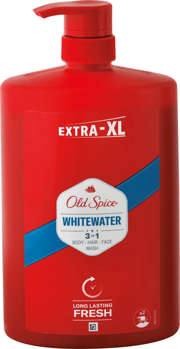 Old Spice sprchový gél 3v1 Whitewater XL balenie 1L