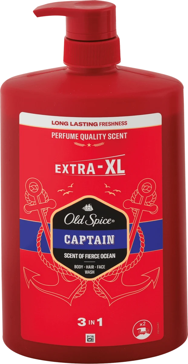 Old Spice sprchový gél 3v1 Captain XL balenie 1L