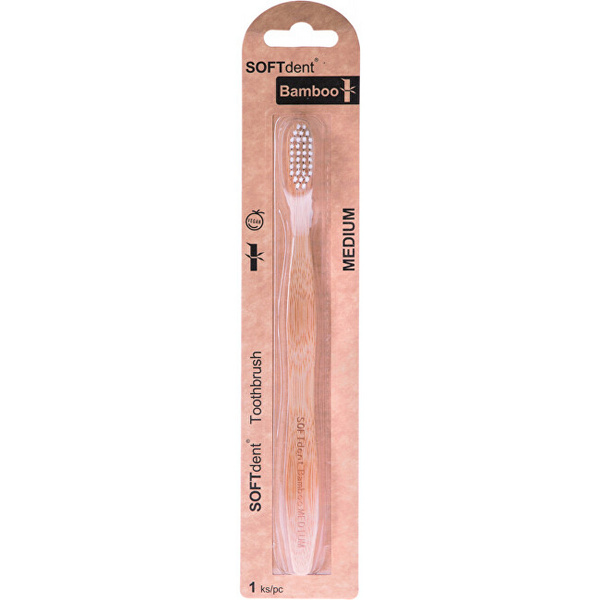 SoftDent Bamboo zubná kefka MEDIUM 1ks