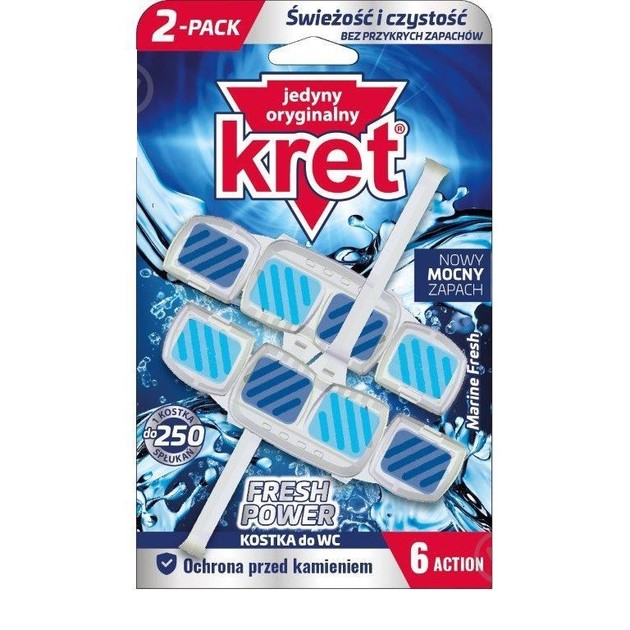 Kret závesný WC košík Marine Fresh 2x40g