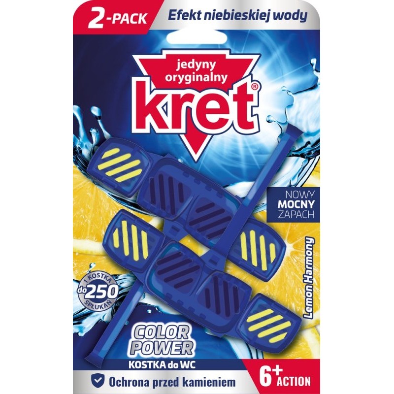 Kret závesný WC košík Lemon Harmony 2x40g