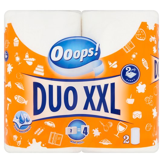 Ooops! kuchynské utierky DUO XXL 2-vrstvové 2ks