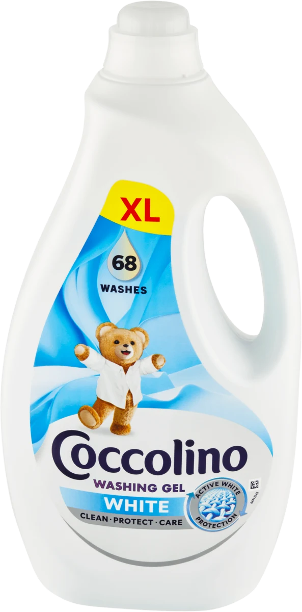 Coccolino Care gél na biele oblečenie 2,72L / 68 pracích dávok