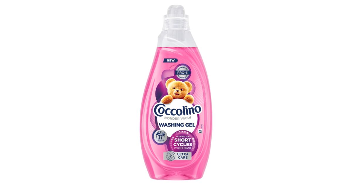 Coccolino Wonder Wash prací gél na rýchle pranie Ultra Care 1480ml / 37 praní