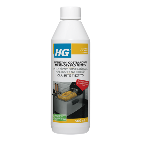 HG intenzívny odstraňovač mastnoty na fritézy 500ml