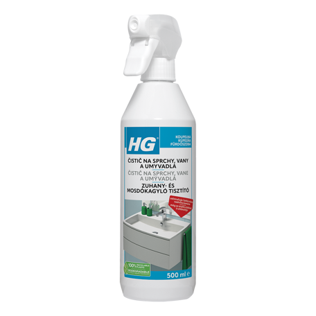 HG čistič na sprchy, vane a umývadlá 500ml