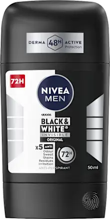 Nivea pánsky tuhý antiperspirant Black & White Original 50ml