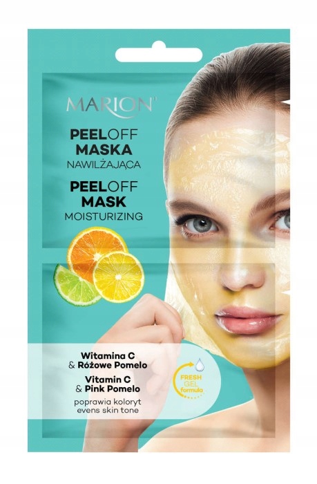 Marion hydratačná pleťová maska peel-off s vitamínom C 2x9ml