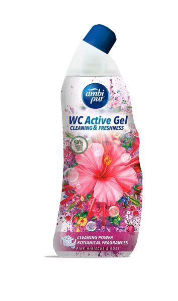 Ambi Pur WC čistič ibištek a ruža 750ml