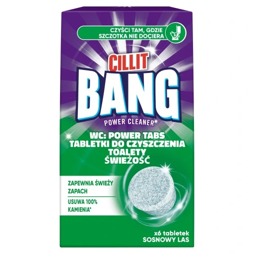 Cillit bang tablety na čistenie WC borovicový les 6ks