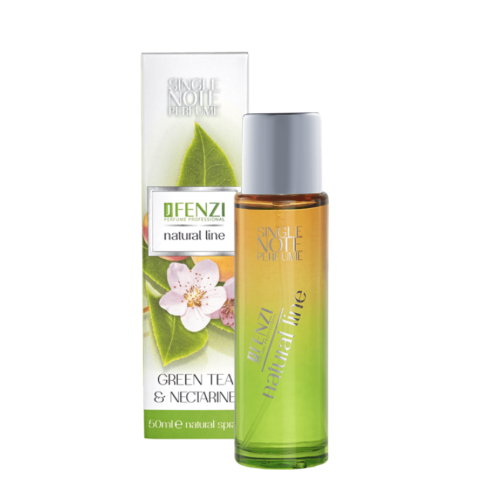 Jfenzi Natural line zelený čaj a nektár dámska parfumovaná voda natural sprej 50ml