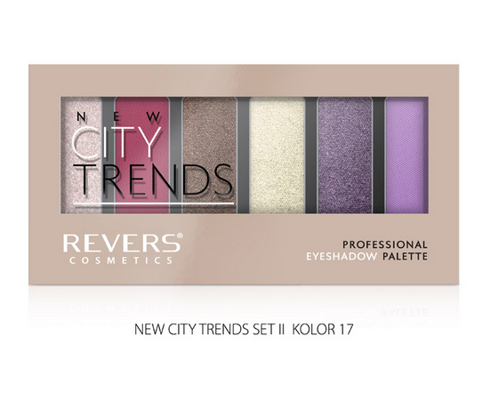 Revers paleta očných tieňov CITY TRENDS 17 9g