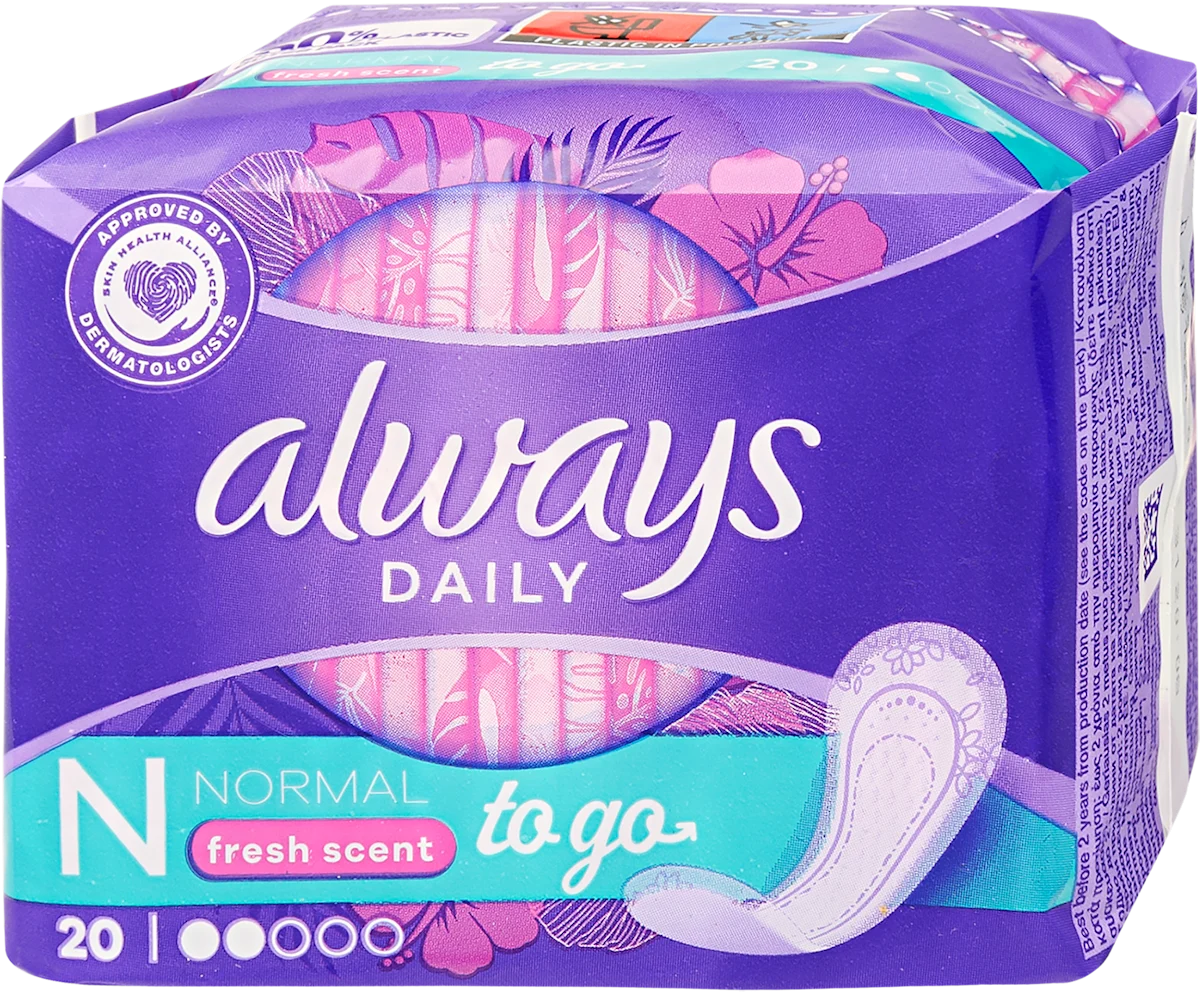 Always to go intímky normal fresh scent 20ks