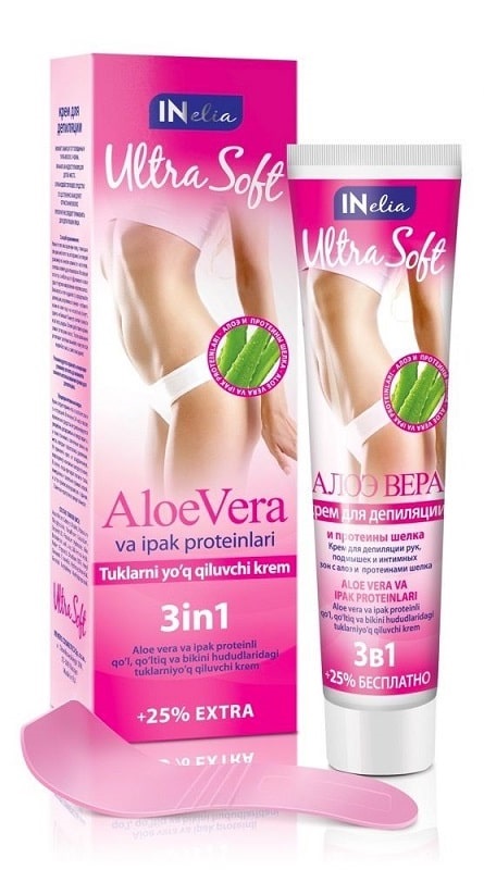 INelia depilačný krém 3v1 aloe vera 125ml