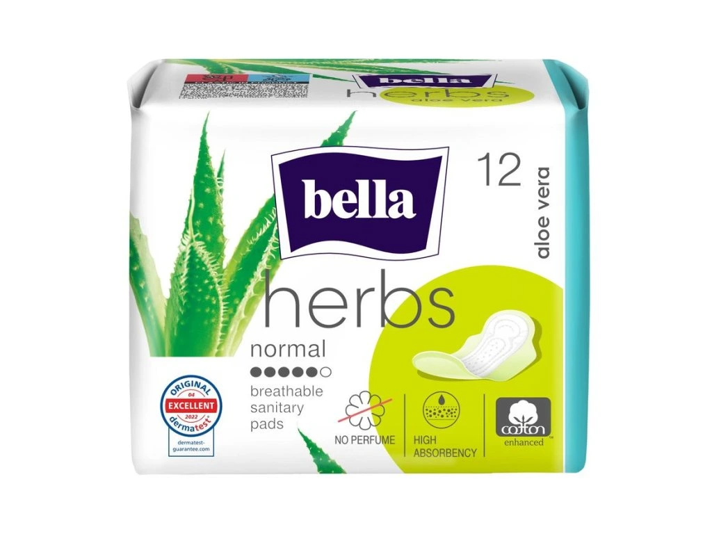Bella herbs aloe vera hygienické vložky 12ks