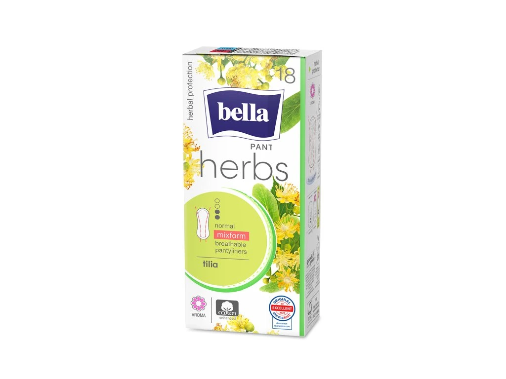 Bella herbs kvet lipy ultratenké slipové hygienické vložky 18ks