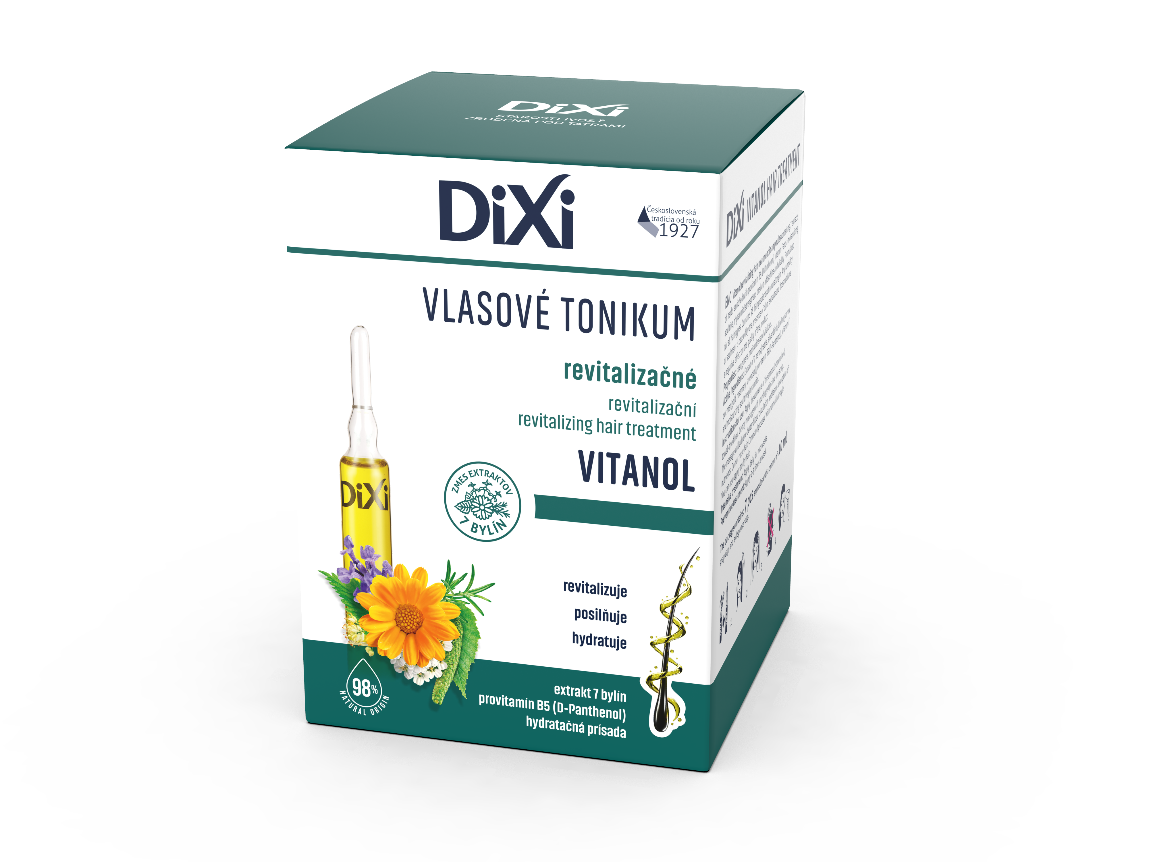 Dixi vlasové tonikum revitalizačné v ampulkách 7ks VITANOL