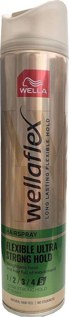 Wellaflex 250ml lak na vlasy flexible ultra strong hold 5