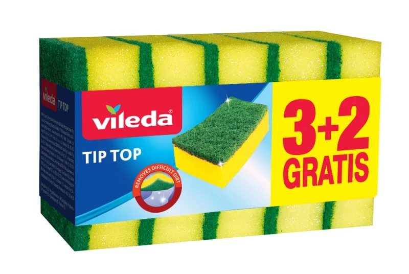Vileda tip top špongie na riad 5ks