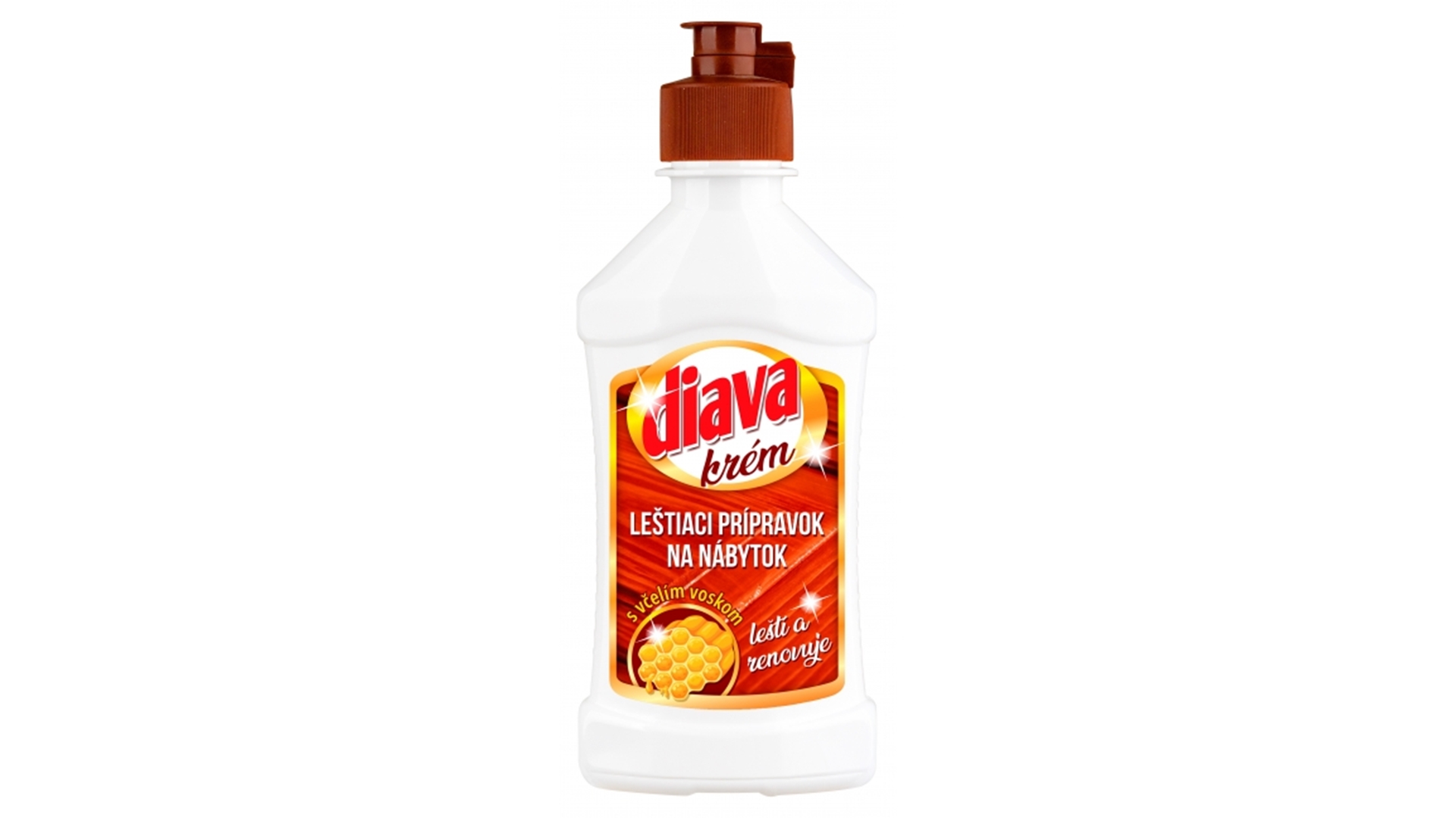 DIAVA  leštiaci prípravok na nábytok s včelím voskom 200ml