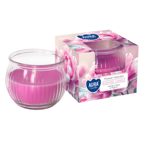 Bispol SN69-469 sviečka v skle Flower Heaven 80g