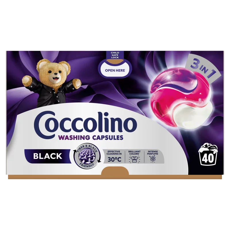 Coccolino Care 3v1 Black pracie kapsuly 40PD