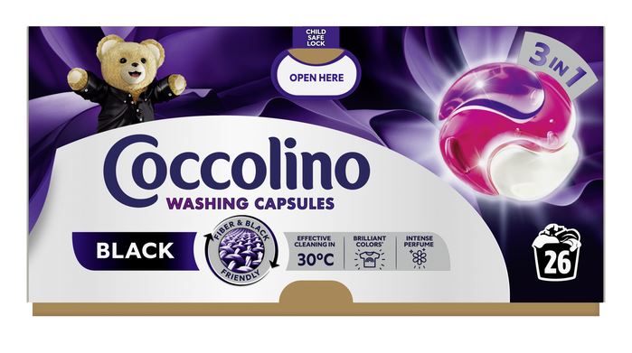 Coccolino Care 3v1 Black pracie kapsuly 26PD