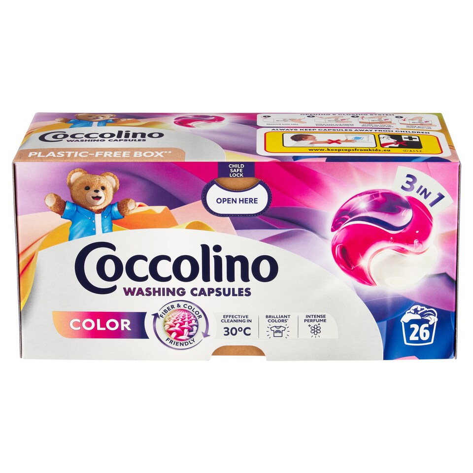 Coccolino Care 3v1 Color pracie kapsuly 26PD