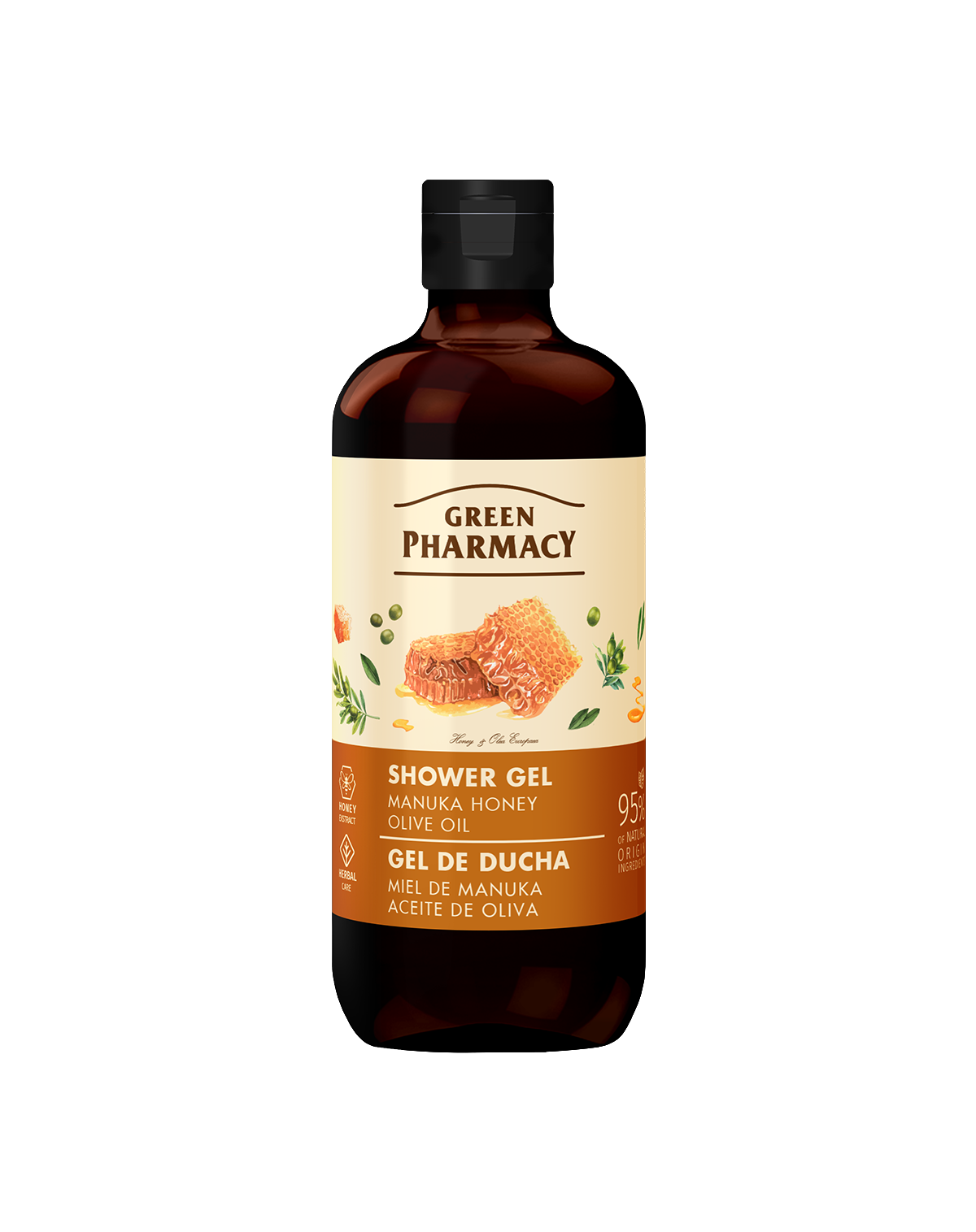 Green Pharmacy sprchový gél manuka med a olivový olej 500ml
