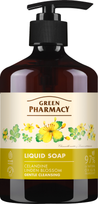Green Pharmacy tekuté mydlo Lastovičník 460ml