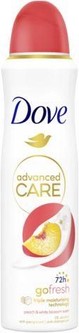 Dove antiperspirant advanced Care go fresh s vôňou broskyňa 72h 150ml